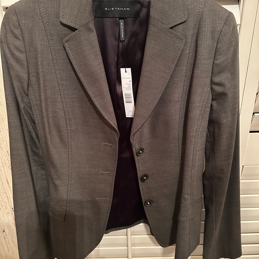 Elie Tahari Women’s Brown Blazer